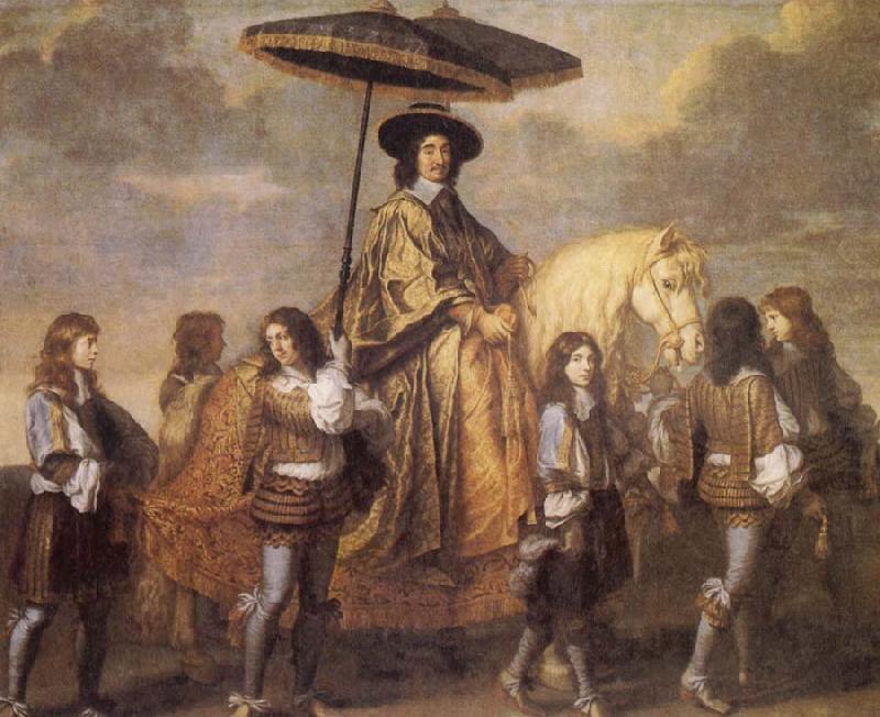 LE BRUN, Charles Chancellor Seguier at the Entry of Louis XIV into Paris in 1660 china oil painting image